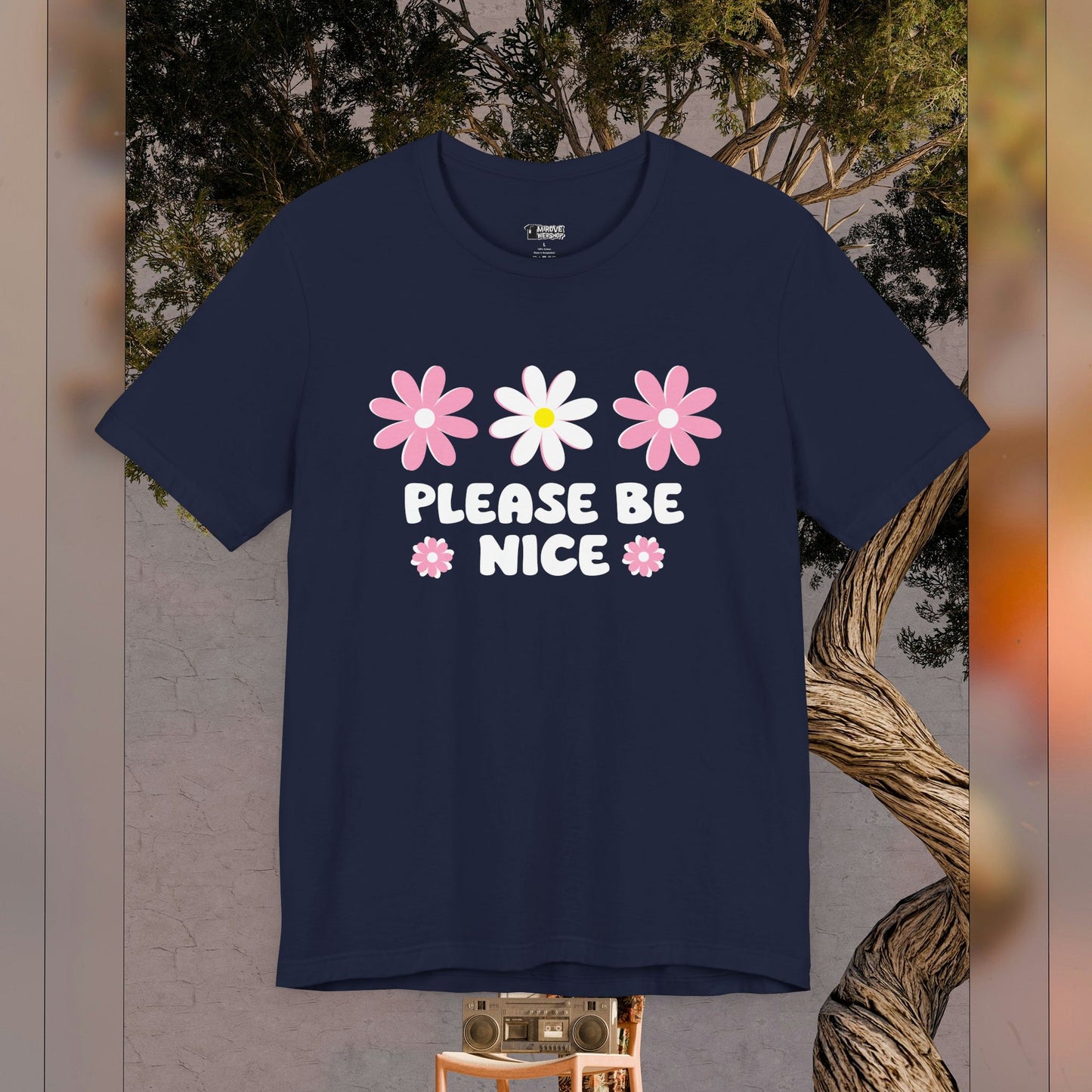 Beautiful Blossom Please Be Nice T-Shirt