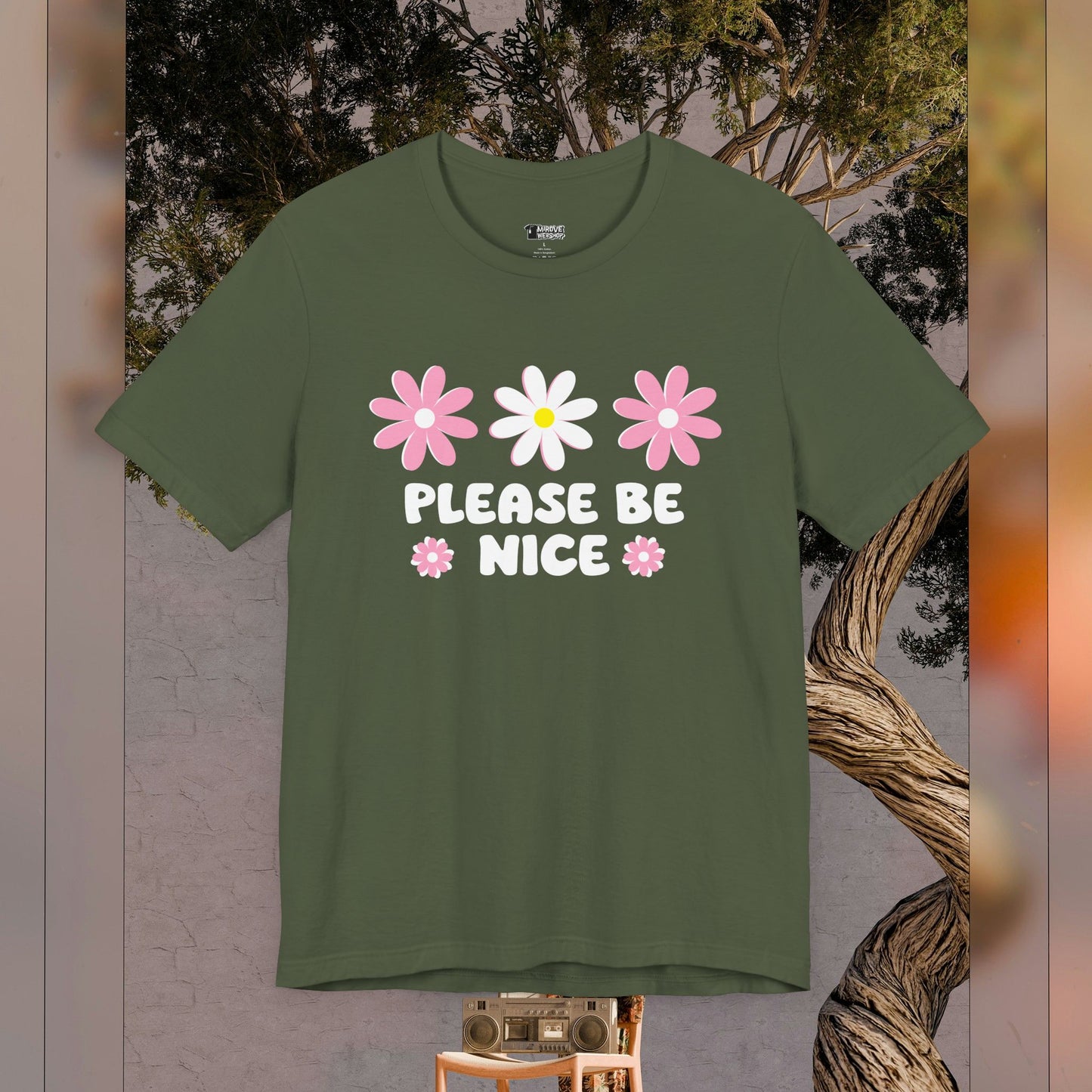 Beautiful Blossom Please Be Nice T-Shirt