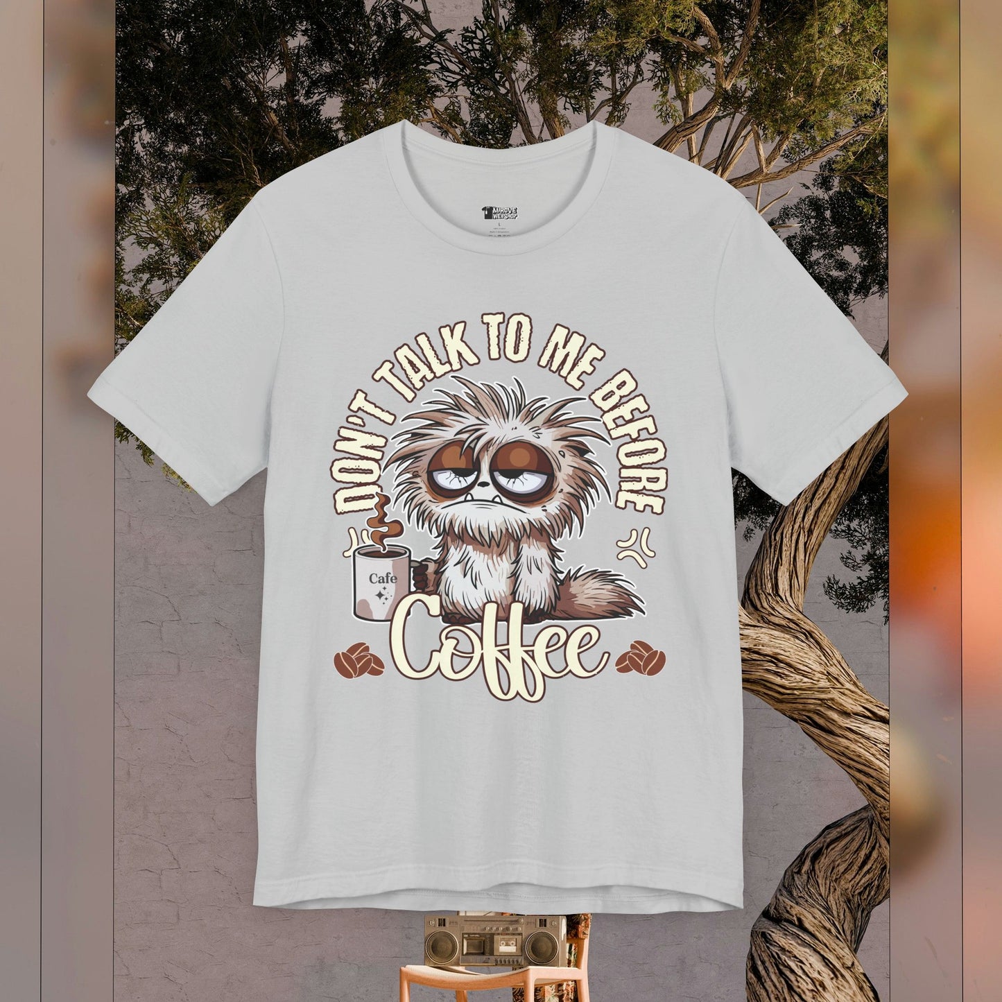 Funny Coffee Cafe Addict T-Shirt