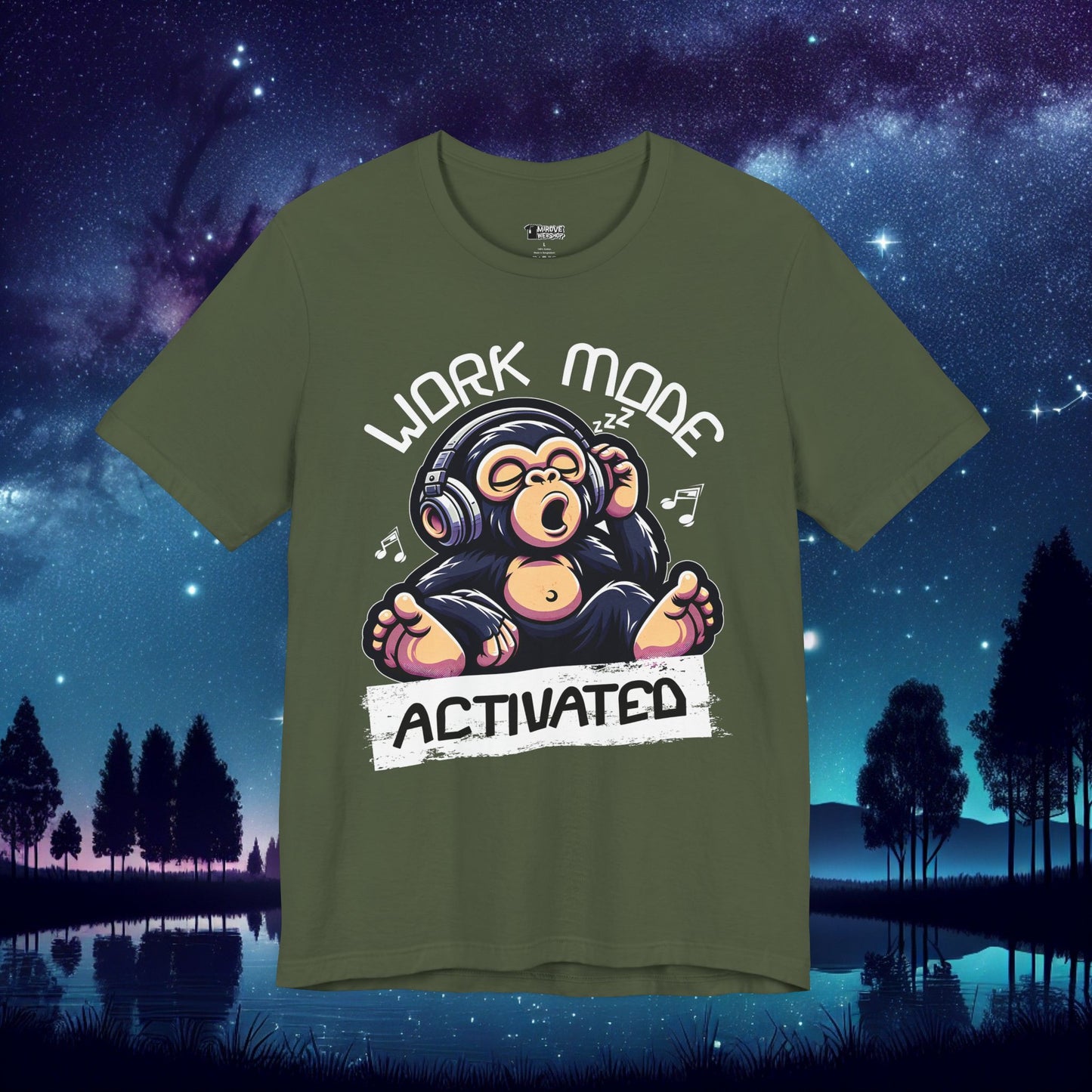 Funny Work Mode Activated Work Vibes T-Shirt