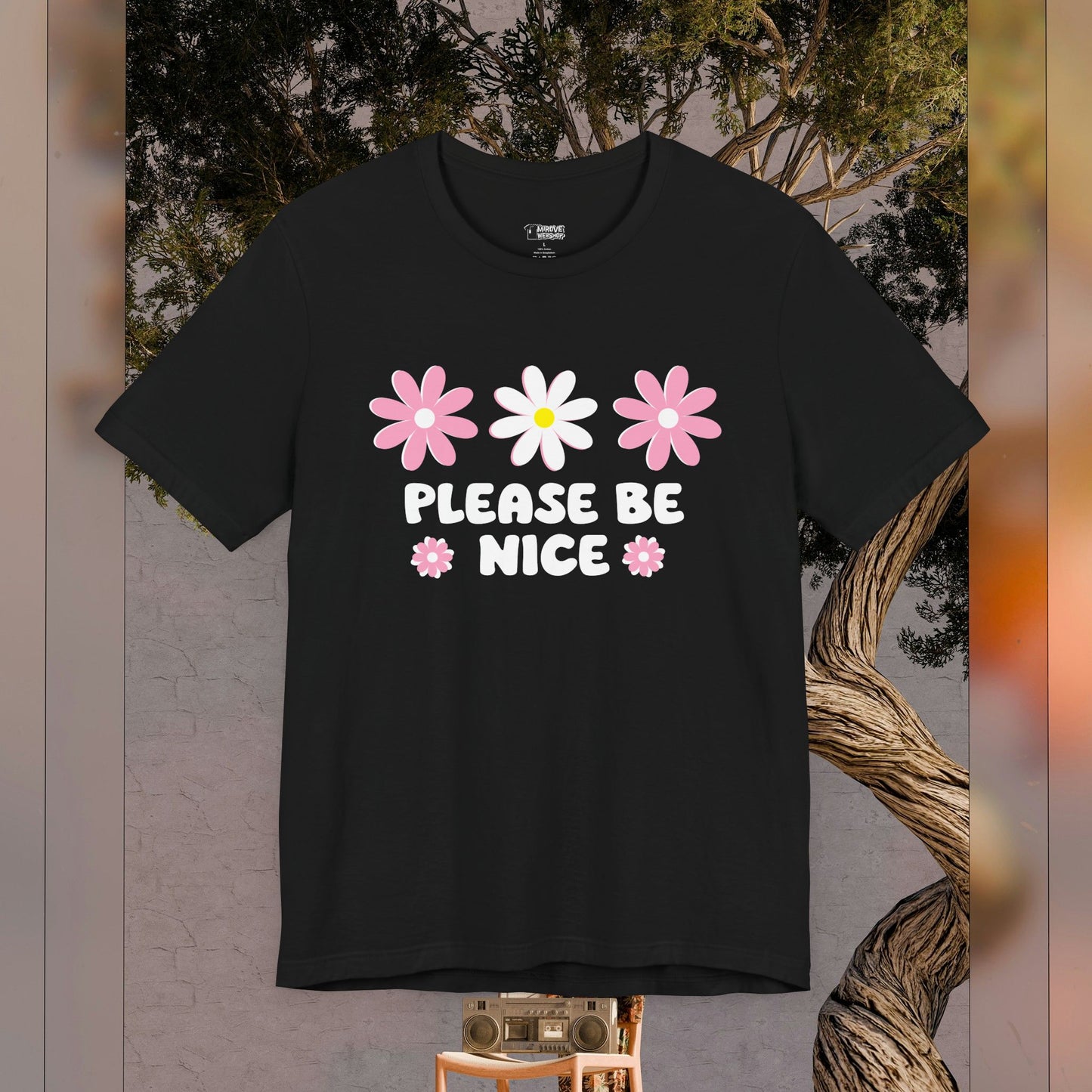 Beautiful Blossom Please Be Nice T-Shirt