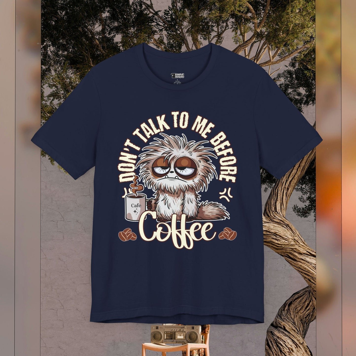 Funny Coffee Cafe Addict T-Shirt