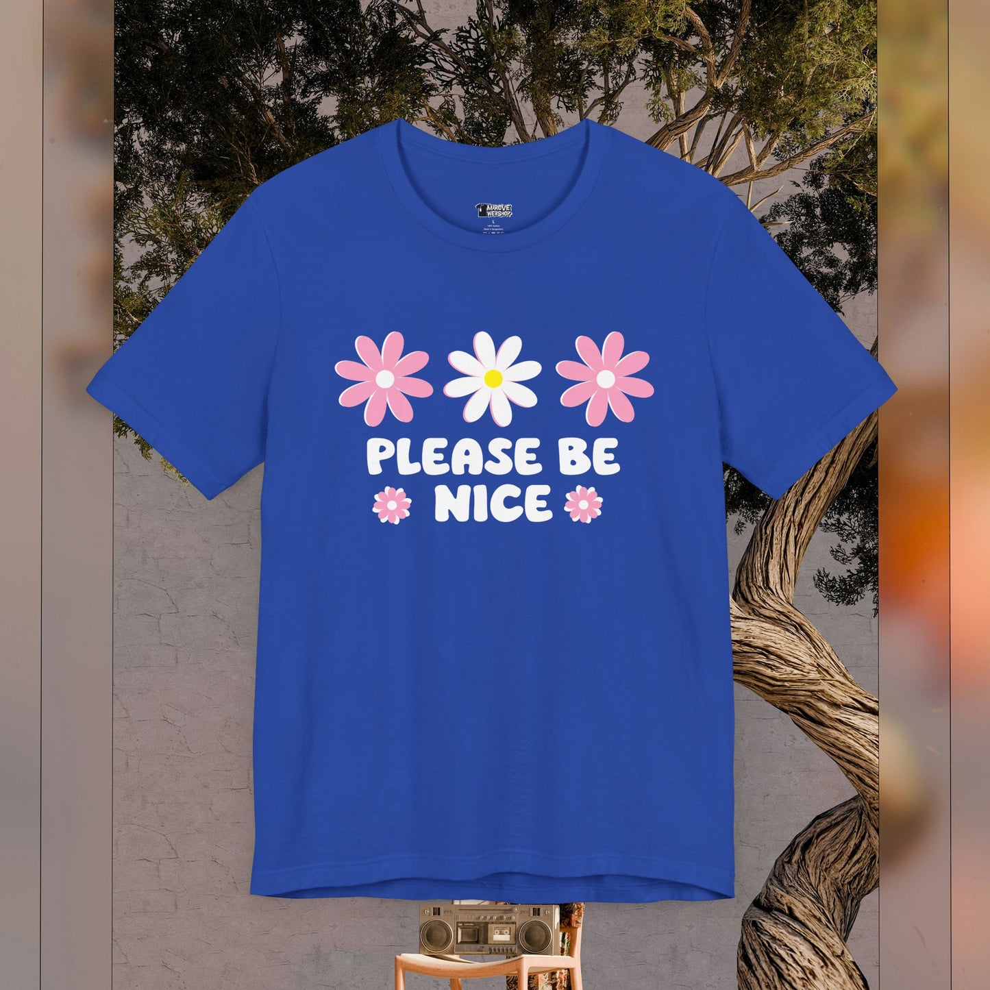 Beautiful Blossom Please Be Nice T-Shirt