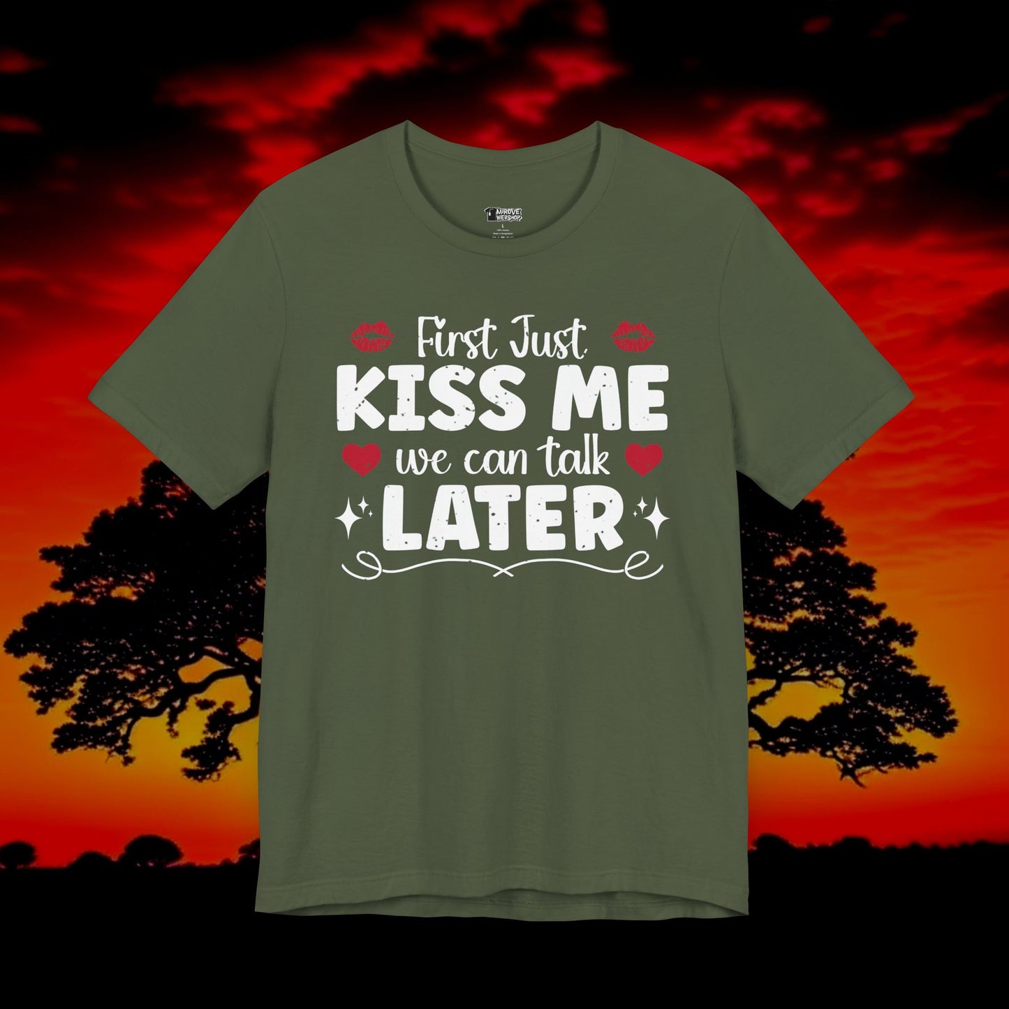 Funny Kiss Me More Baby T-Shirt