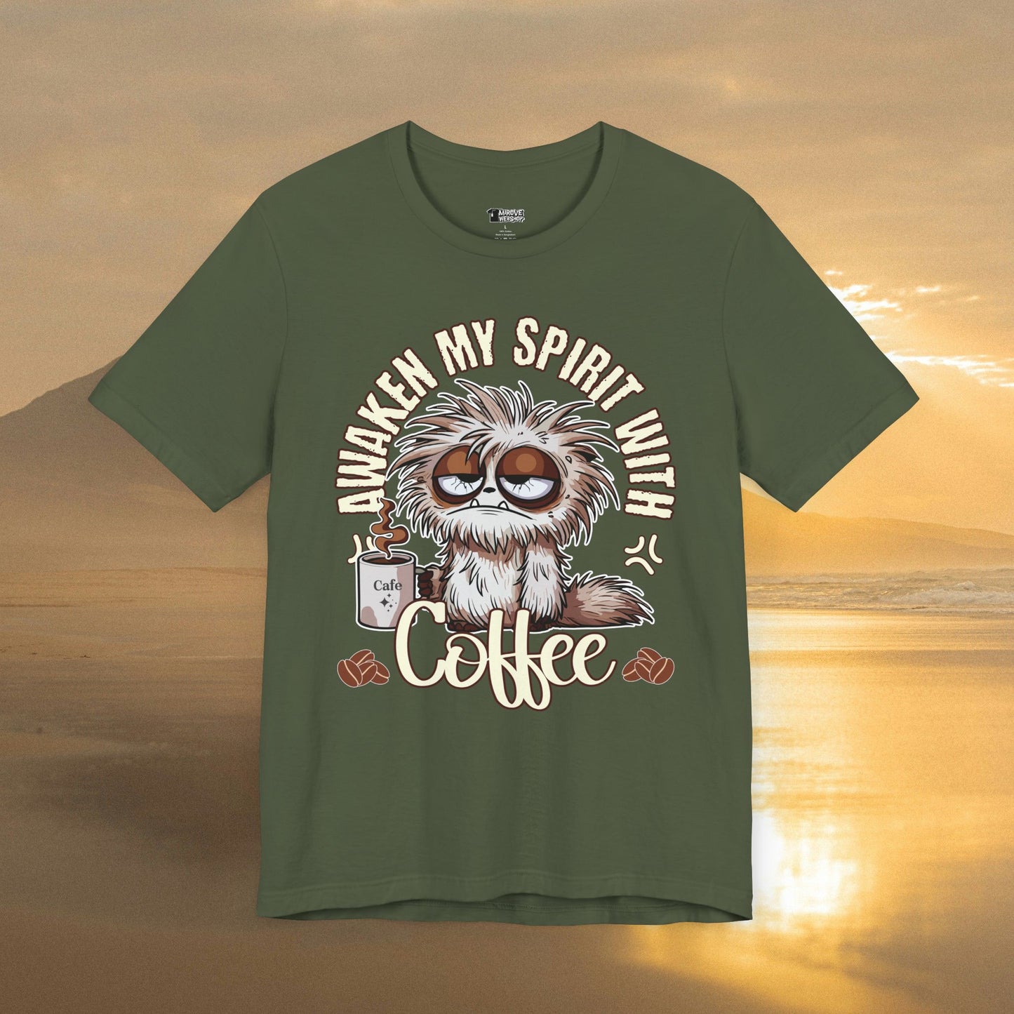 Awaken My Spirit With Coffee T-Shirt