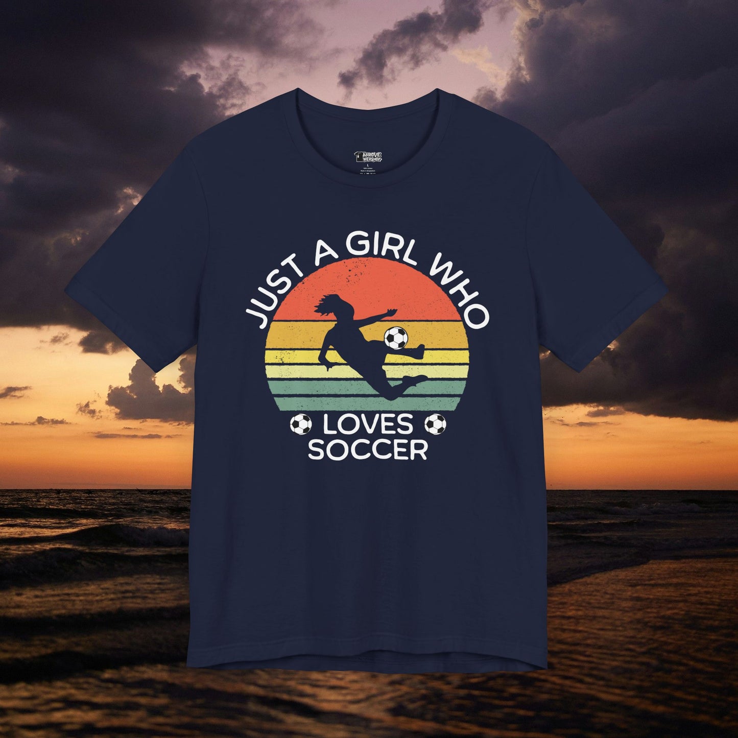 Women's Soccer Team Scissor Kick T-Shirt