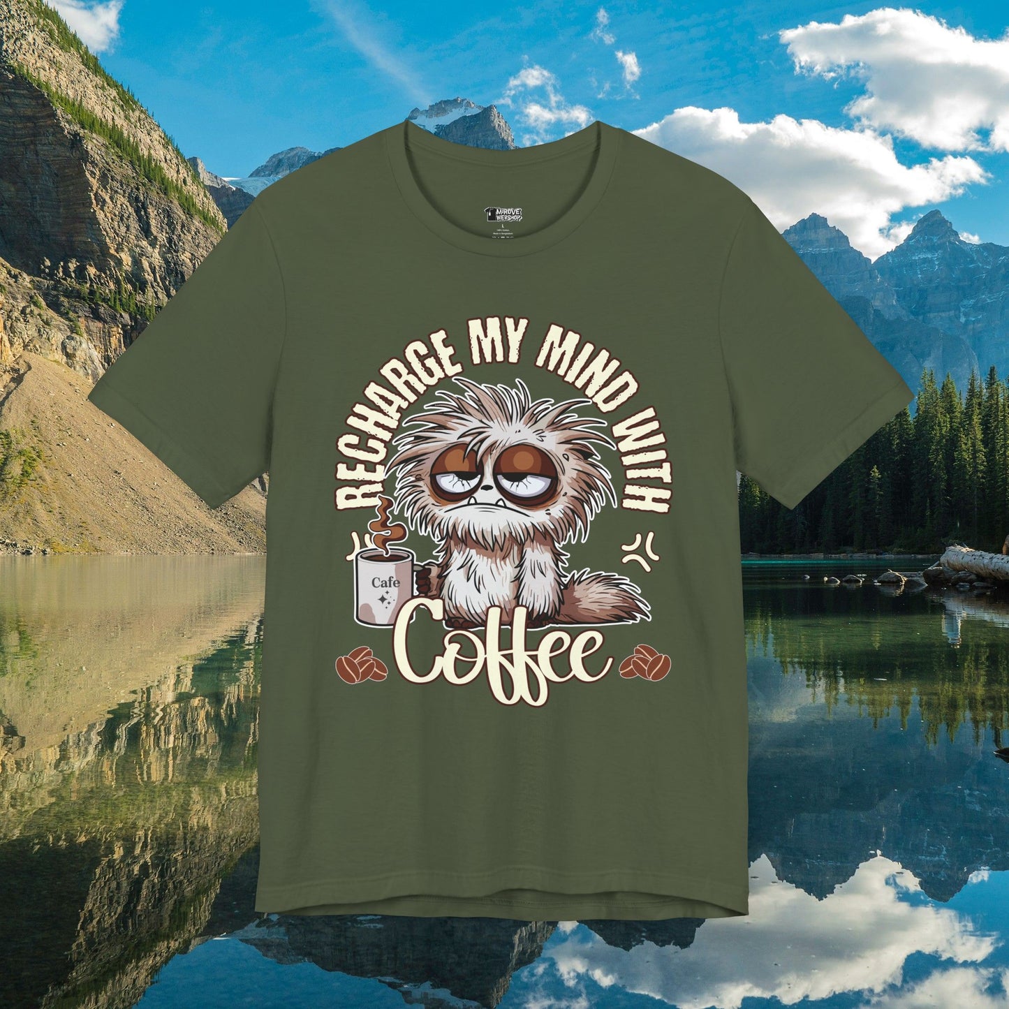 Recharge My Mind With Coffee T-Shirt